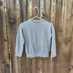 ATHLETIC WORKERS | Unisex Boys Grey Casual Crewneck Pullover Sweatshirt M 8